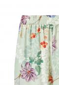 Designer-Satin-Palazzohose bunt