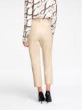 Designer-Schlangenlederimitathose beige