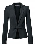Designer-Schleifenblazer schwarz