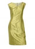 Designer-Seidenkleid pistazie