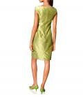 Designer-Seidenkleid pistazie