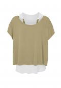 Designer-Shirt + Top sand-ecru