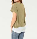 Designer-Shirt + Top sand-ecru