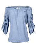 Designer-Shirt blau