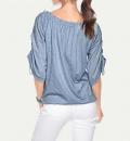 Designer-Shirt blau