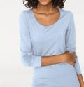 Designer-Shirt bleu