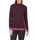 Designer-Shirt burgund-himbeere