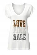 Designer-Shirt ecru-gold