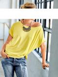 Designer-Shirt gelb