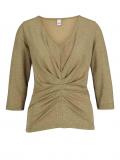 Designer-Shirt goldfarben