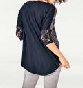 Designer-Shirt grau-blau