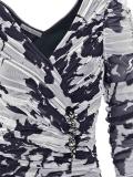 Designer-Shirt marine-creme