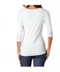 Designer-Shirt mit Druck creme-goldfarben