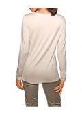 Designer-Shirt mit Pailletten champagner