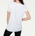 Designer-Shirt mit Perlen weiß