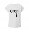 Designer-Shirt mit Perlenstickerei ecru