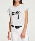 Designer-Shirt mit Perlenstickerei ecru