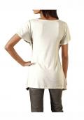 Designer-Shirt mit Spitze creme