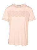 Designer-Shirt mit Spitze rosa