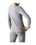 Designer-Shirt mit Strass grau