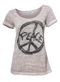 Designer-Shirt mit Strass puder