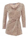 Designer-Shirt puder-schwarz