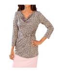 Designer-Shirt puder-schwarz