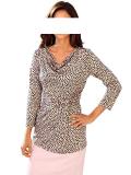 Designer-Shirt puder-schwarz
