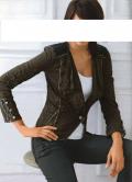 Designer-Shirtjacke braun