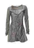Designer-Shirtjacke grau