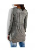 Designer-Shirtjacke grau