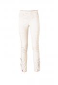 Designer-Skinny-Leggings mit Spitze offwhite