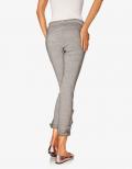 Designer-Skinny-Leggings mit Spitze stein