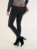 Designer-Slim-Fit-Hose schwarz