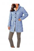 Designer-Sommer-Daunenjacke hellblau