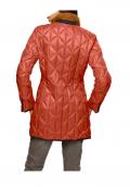 Designer-Sommer-Daunenjacke orange