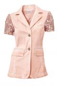 Designer-Spitzenblazer rosé