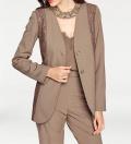 Designer-Spitzenblazer taupe