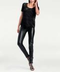 Designer-Spitzenbluse+Top schwarz