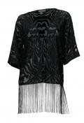 Designer-Spitzenjacke schwarz
