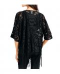 Designer-Spitzenjacke schwarz
