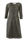 Designer-Spitzenkleid khaki
