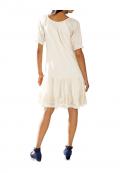 Designer-Spitzenkleid offwhite