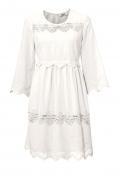 Designer-Spitzenkleid offwhite