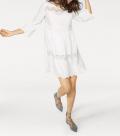 Designer-Spitzenkleid offwhite