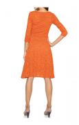 Designer-Spitzenkleid orange