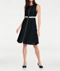 Designer-Spitzenkleid schwarz