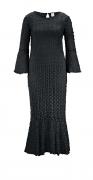 Designer-Spitzenkleid schwarz
