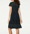 Designer-Spitzenkleid schwarz Gr. 36