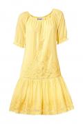 Designer-Spitzenkleid vanille